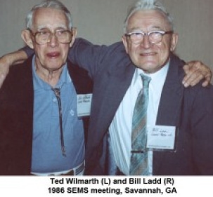 Ted Wilmartin (L) and Bill Ladd (R). 1996 SEMS Meeting, Savannah, GA